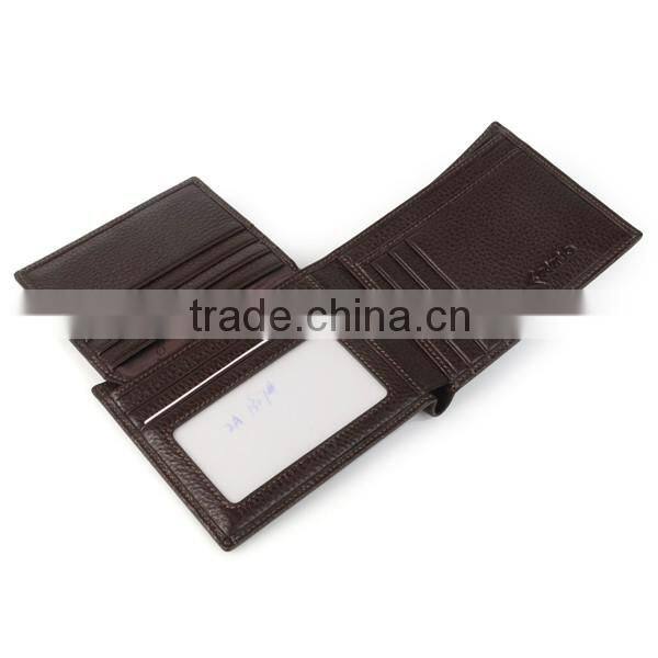fashion wholesale leather men's wallet with good quantity
