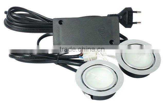 European steel puck lighting fixture