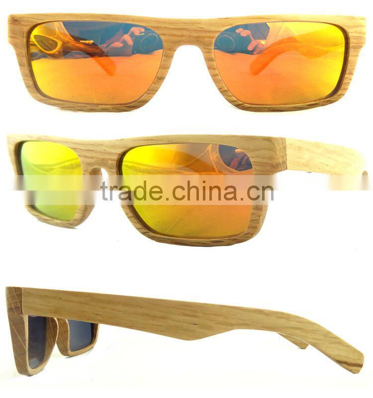 TAC polarized Lenses Fashion Wooden Sunglasses