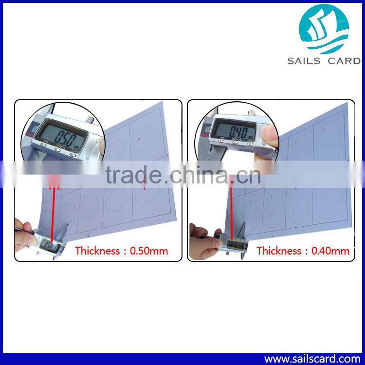 0.4mm/ 0.45mm/ 0.5mm Contactless Smart Card Inlay