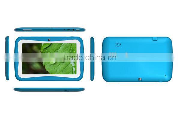 7 inch RK3126 quad core rubber cover tablet pc for kids