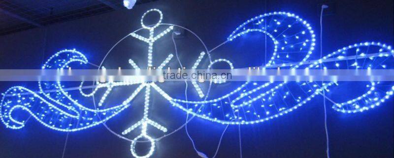 Hot Ce Waterproof Christmas Rope Light Motif Decorative Outdoor Hanging Led Motif Light Ip44 Made In China