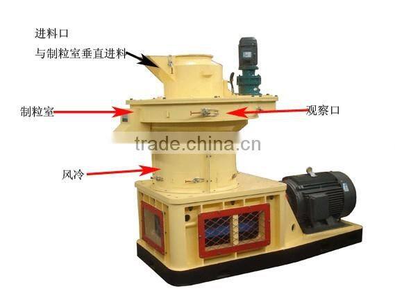 large capacity of 700-1200kg/h Ring Die Biomass Pellet Mill