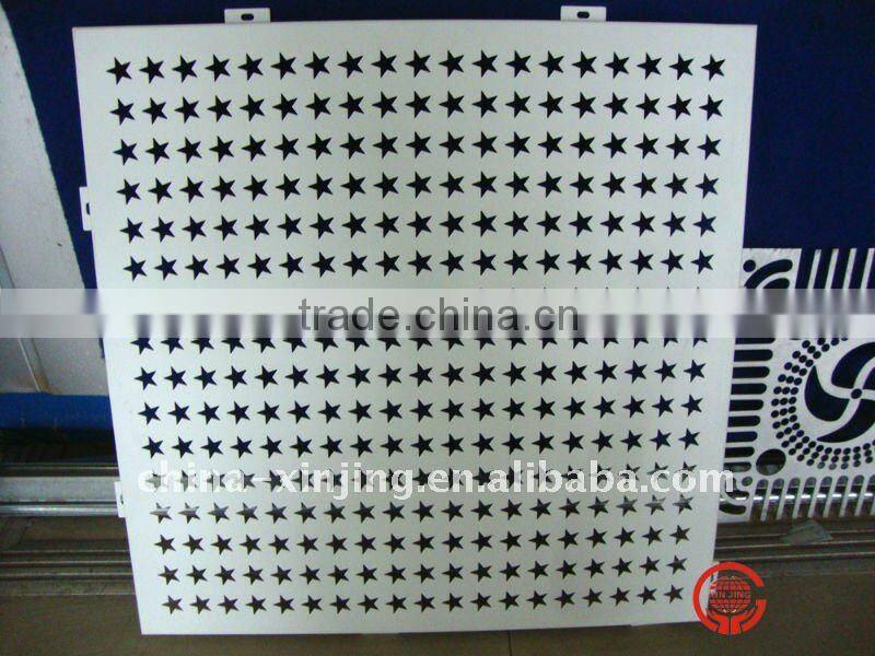 Embossed metal curtain wall(ISO9001,CE)