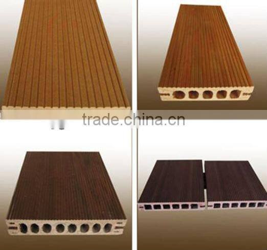 outdoor wpc tile wood and plastic composition extruder machine