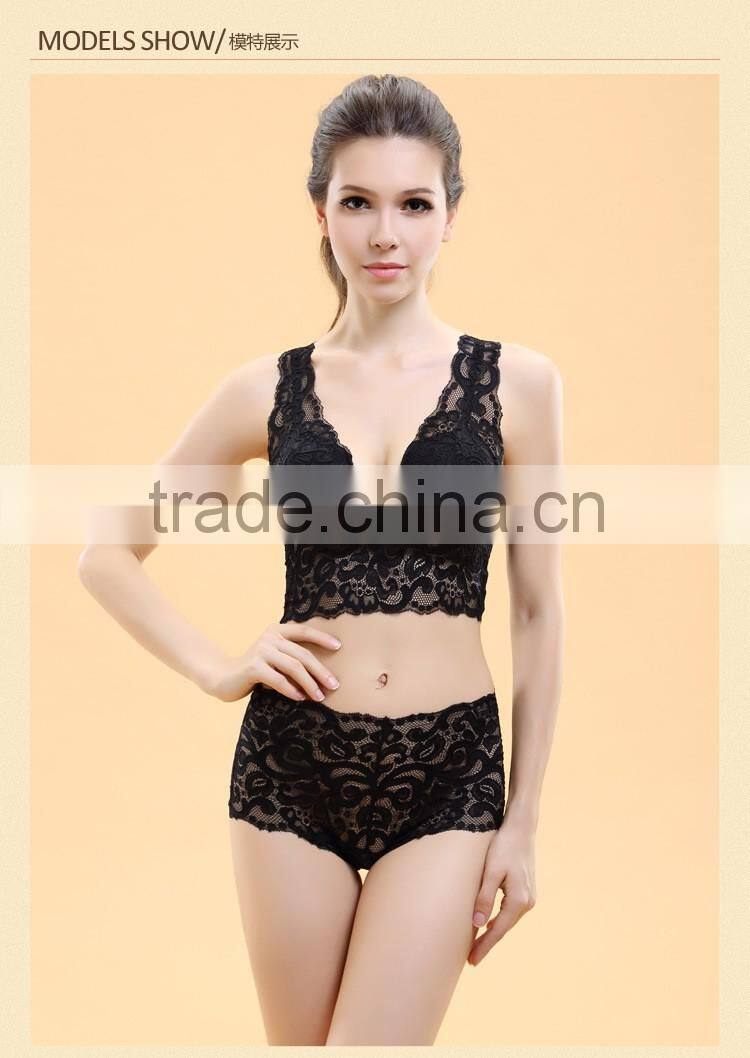 Women lace underpants, traceless yoga sleeping sport underpants NY061