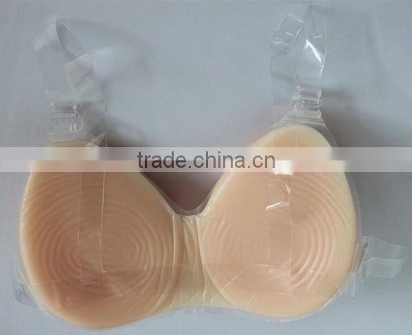 Free shipping !!!fashion artificial fake breast soft silicone false boobs hot sale 1600g/pair