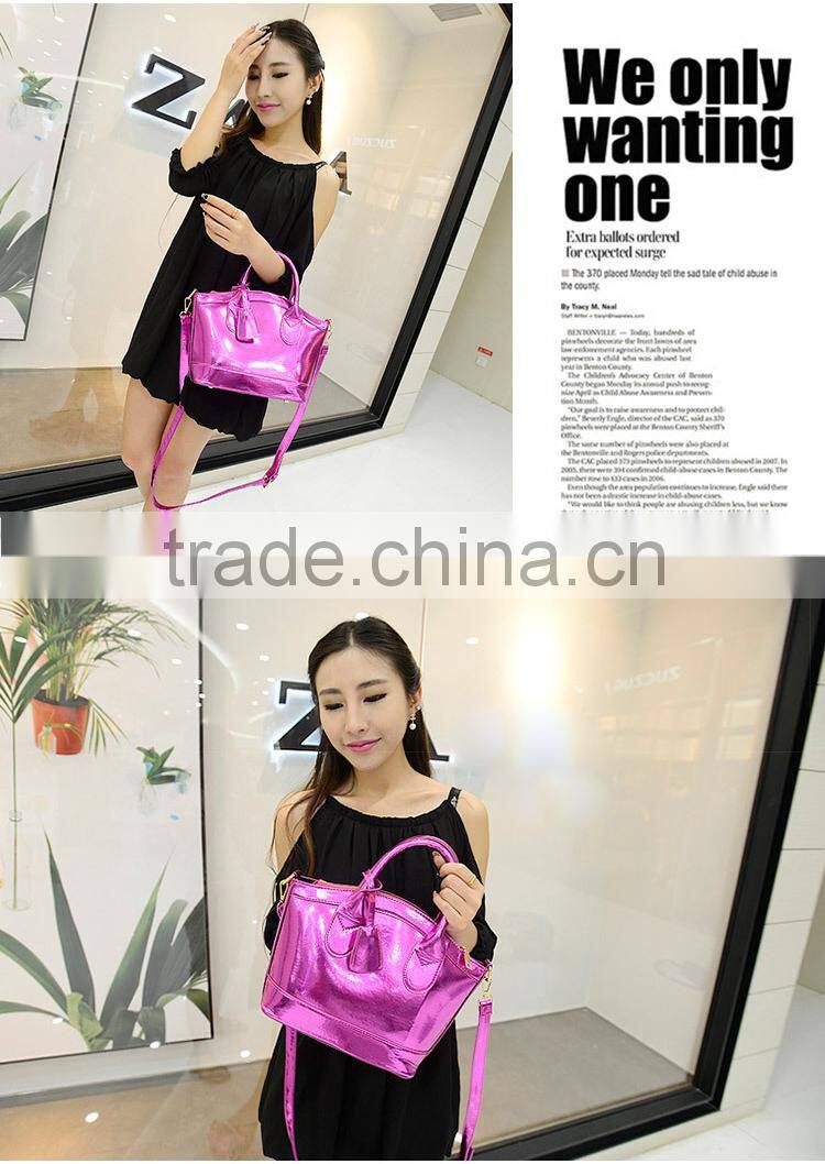 purple and silver shell bag Fashion sweet solid woman bag elegant totes shoulder bags for women lady dating messenger bags