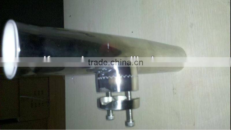 Stainless Steel Clamp On Tulip Style Rod Holder/ Tournament Style