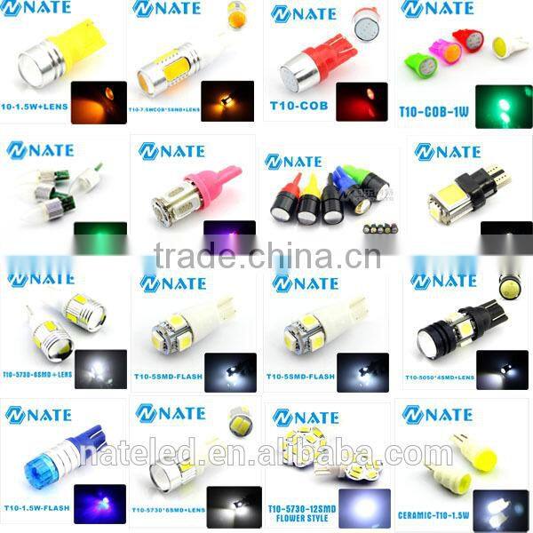 High quality car led light 12V 1W Led Bulb T10 Cob T5 T11 T15