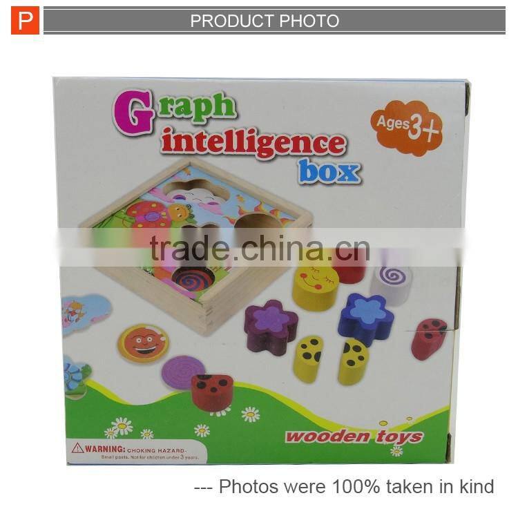 Graph intelligent wooden toys box for kids