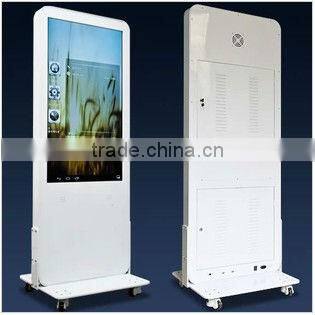 32 inch floor stand rotatable wifi network android LED advertising player display
