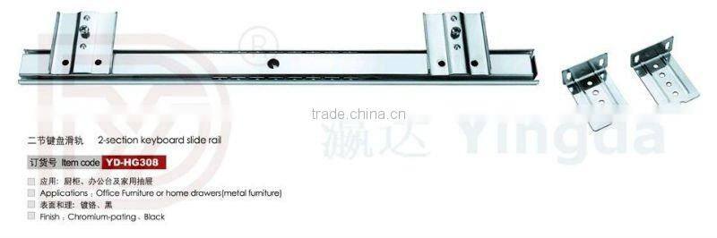 3-Fold Iron Ball Bearing Soft Closing Drawer Slide