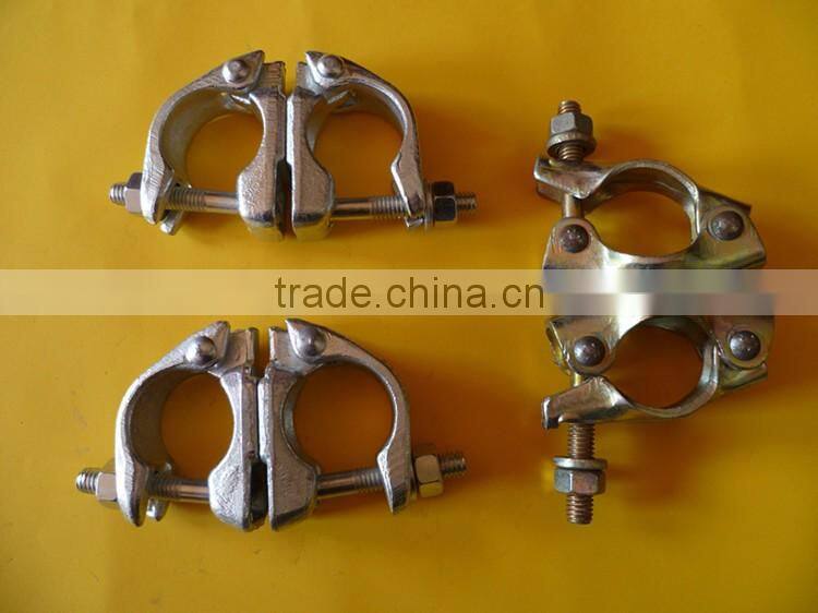 Scaffolding drop forged Double Coupler (Fixed) Designed for safe positive securement of scaffold tube between opposing surfaces