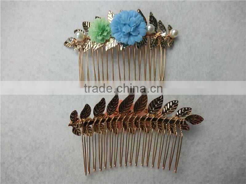 Bidal Hair Comb-Hawaiian Plumeria Flowers Bridal Beach Wedding Fascinator Headpiece Wedding hair accessory FHCOC2002-2