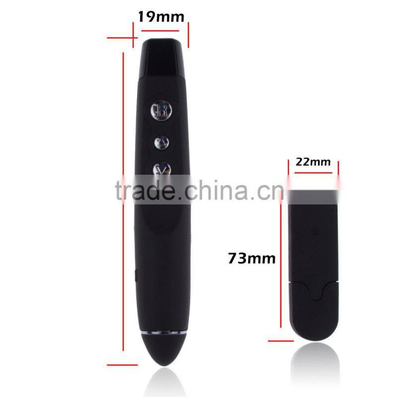 Wireless laser pointer USB Presentation Remote Contol Clicker Page Turning Laser Pen Light Pointers Lecture