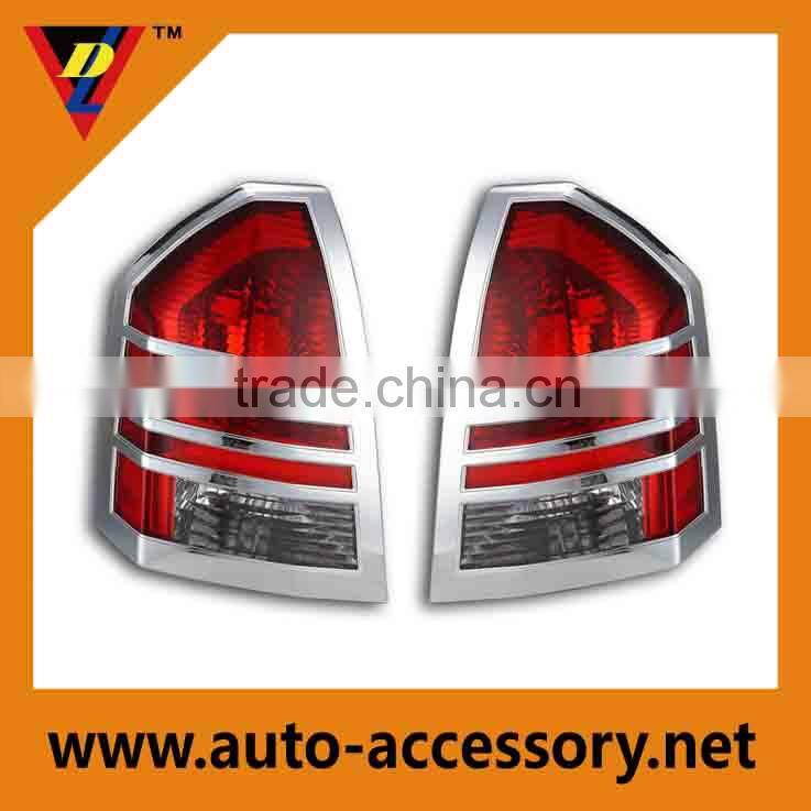 Car parts accessories chrome taillight cover for chrysler 300c & 300