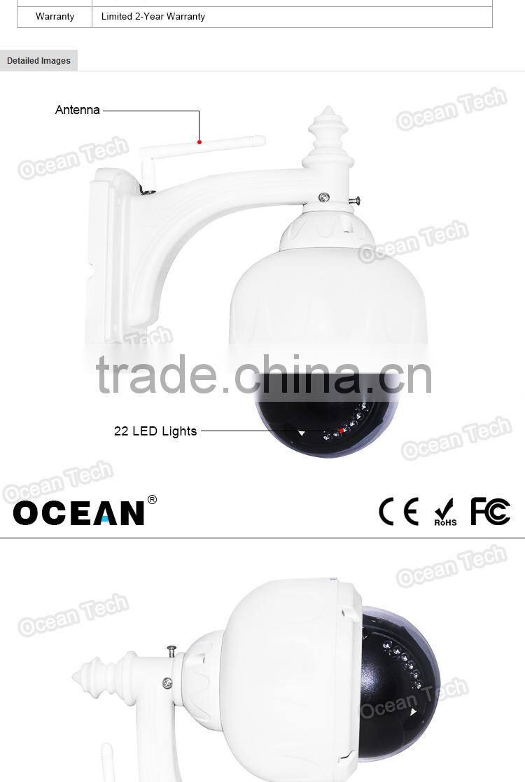 New HW0038 Outdoor Waterproof 720P P2P Dome Camera HW0038