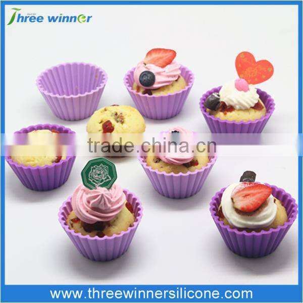 Custom kitchen tools cake decoration silicone cup cake molds