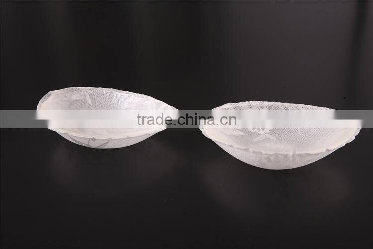Latest design backless self adhesive seamless paded breast lace cloth bra