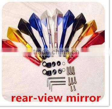 SCL-2013010902 China factory supply motorcycle rear view mirror for HORSE I motorcycle parts