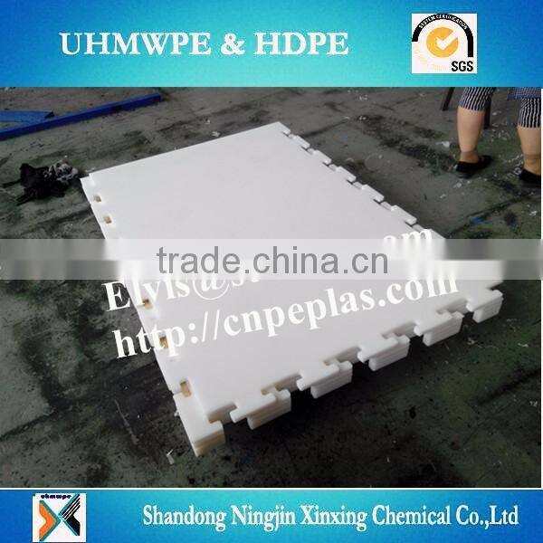 High density plastic boards for synthetic ice skating rink system