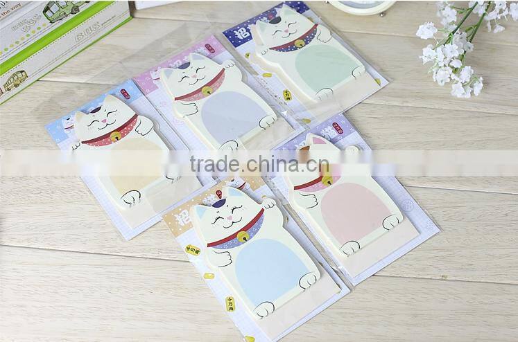 custom note pad with cat in good quality