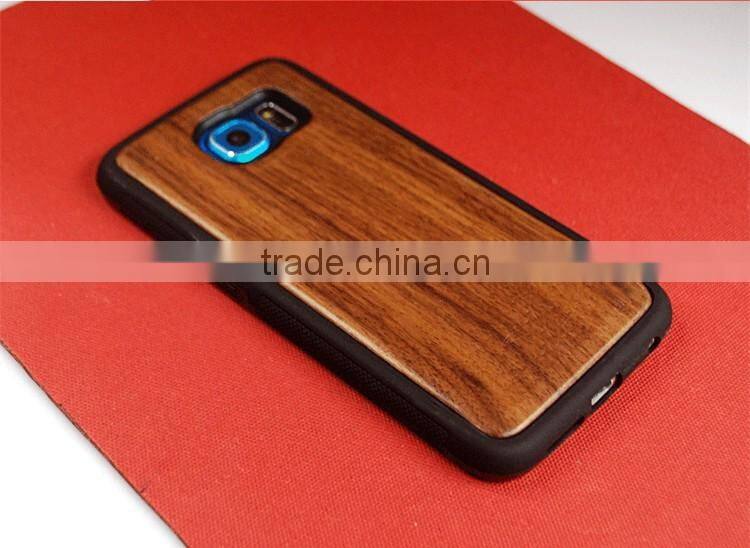 OCASE High Quality TPU Wood Back Cover Case for Samsung Galaxy S6 Edge for Samsung Galaxy S6 case