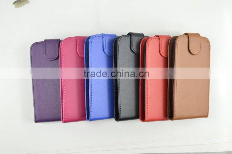 2016 Hot Sale New Style Colorful PU Leather Cases for iphone6 with Flip Cover up and down