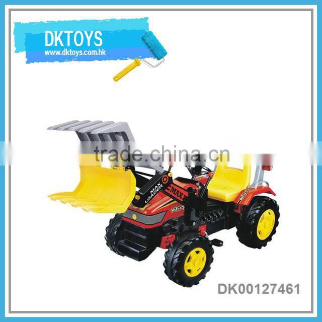 Plastic Kids Ride on Tractor with Pedals