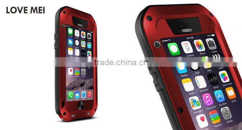 For samsung galaxy s5 love mei aluminum waterproof case/love mei aluminum case for s5