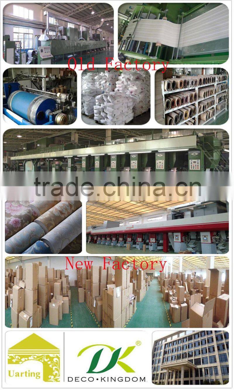 water proof one color wallpaper for hotel rooms