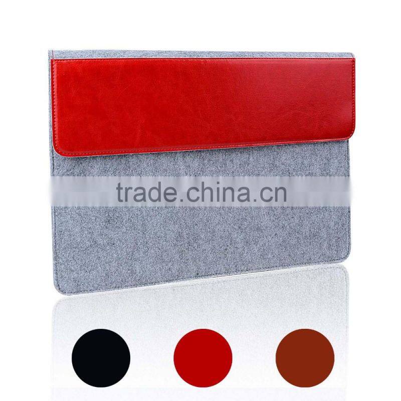 Premium Gift Wool Felt Laptop Sleeve for MacBook Air Pro 11" 13" 15" Laptop Bag