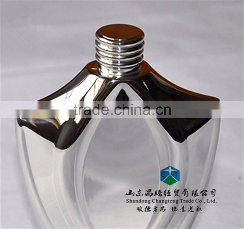 6 oz Bottle Mirror Shaped 304 Stainless Steel Water Jug
