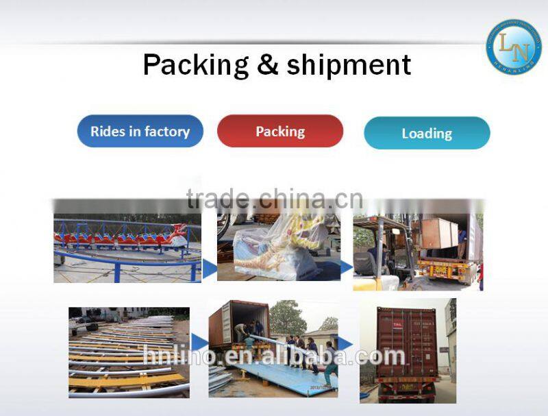 Amusement park children electric train toy ride slide dragon train/roller coaster for sale