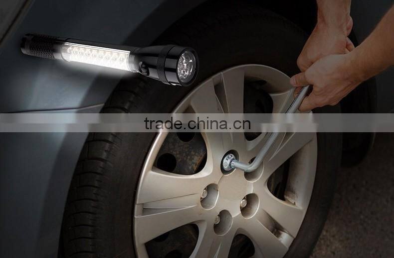 Powerful Aluminum 7LED/18LED/6 RED Emergency Working Light With Magnetic Torch