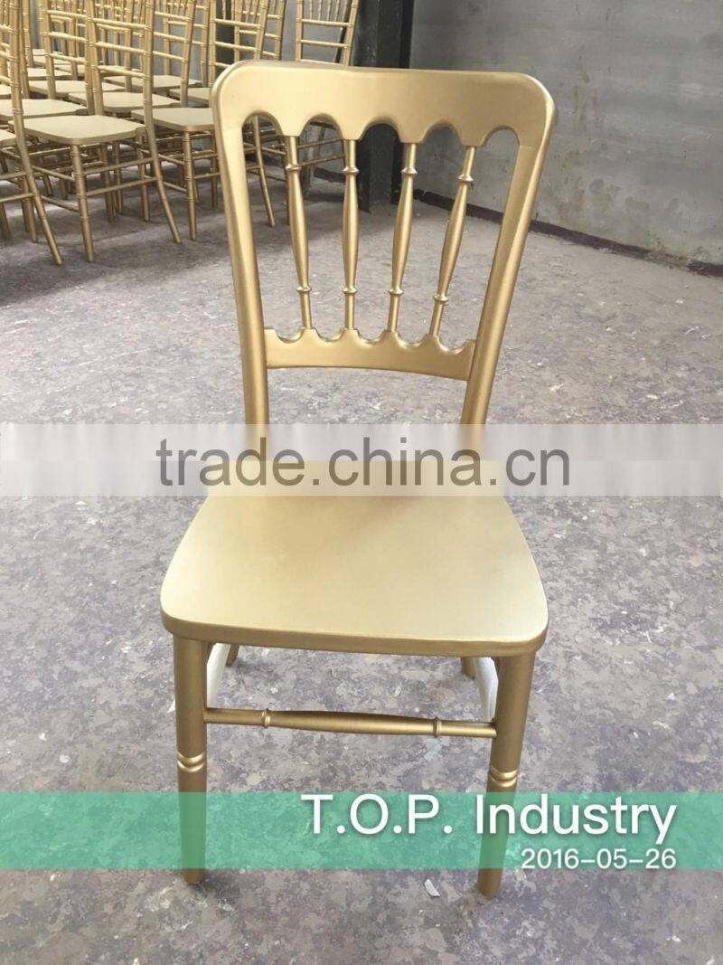 Fashion Gold Wooden Chateau Chair