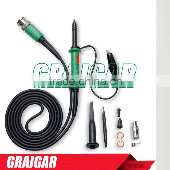 Oscilloscope Probe CP-2250 Working Voltage: 400V dc 600V peak 200V rms Band width: 250MHz Division Ratio: X1, X10 Switchable