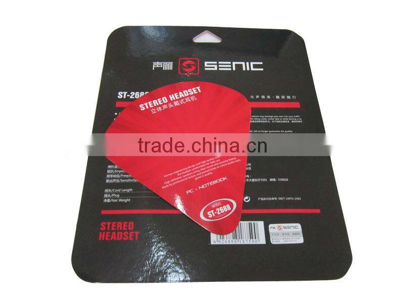 Low Price Printing Paper Product Backing Card