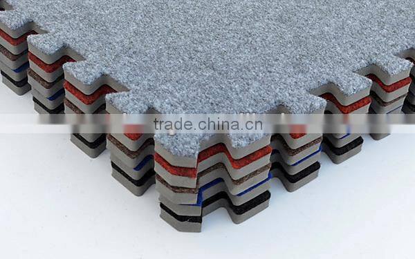 Popular Gym soft carpet top EVA Mat/carpet top eva floor tiles