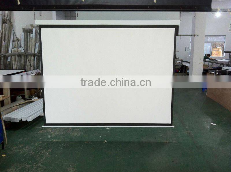 VICTORY Manual Wall mounted matte white screen