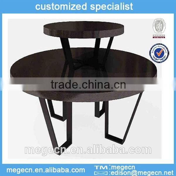 1500 advertising garment round wood display stand