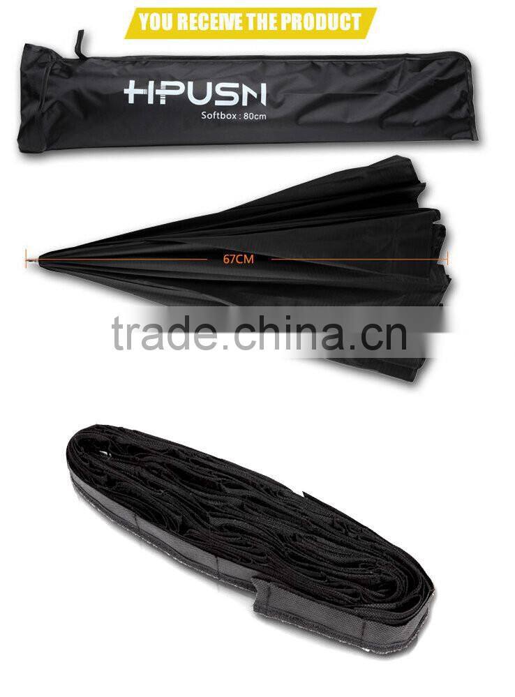Wholesale professional speedlite umbrella softbox 80cm 32" with honeycomb grid for speedlite flash light