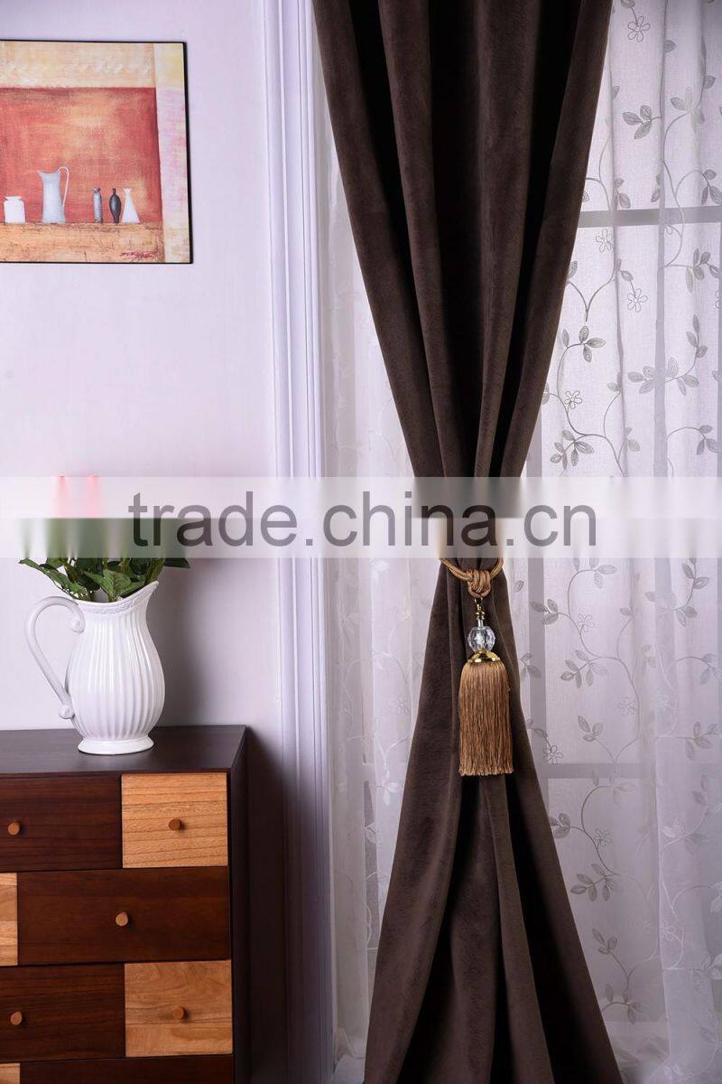 classical design dubai curtain fabric readymade curtain for sliding window