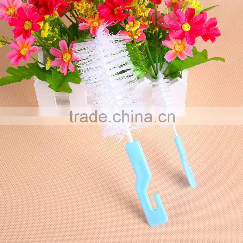 360 Rotation Baby Bottle and Teat Sponge Brush Cleaner Set of 2