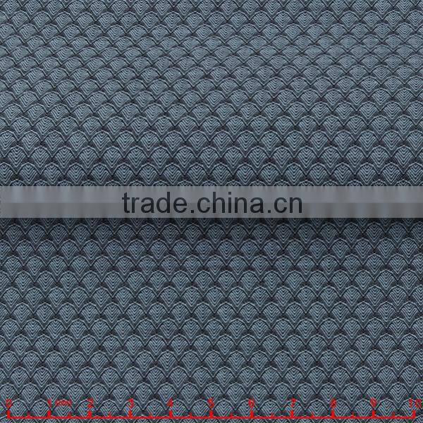 100% Cotton Dobby Shirting Fabric, Micro Geometry Like Fabric