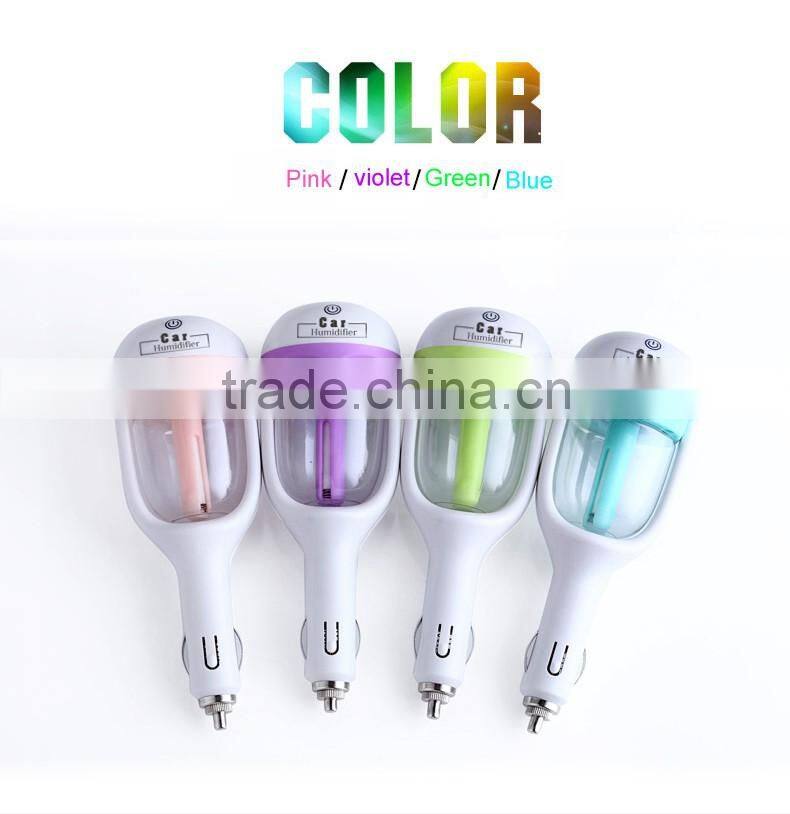 Mini Car Steam & Aromatherapy Humidifier DC 12V Air Purifier Aroma Diffuser Essential Oil Diffuser Aromatherapy Mist Maker