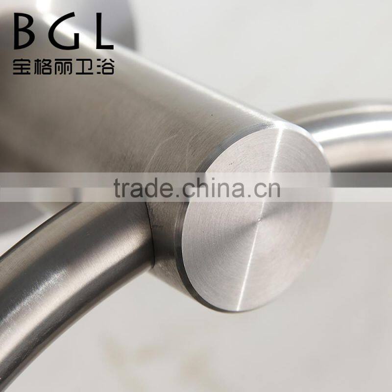 simple modern hot-sale design stainless steel 304 satin nickel bathroom accessory set towel ring