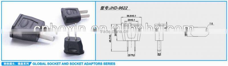 New products 2016 China alibaba wholesale US plug with socket voltage converter 220 110