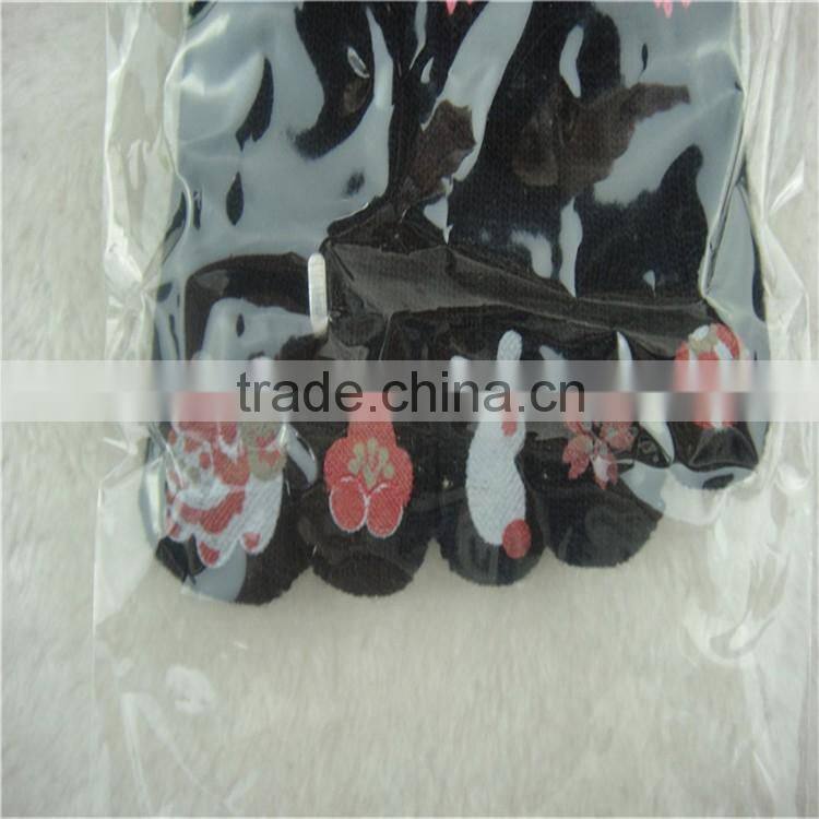 model cotton dress black color with flower design socks with toe classical style